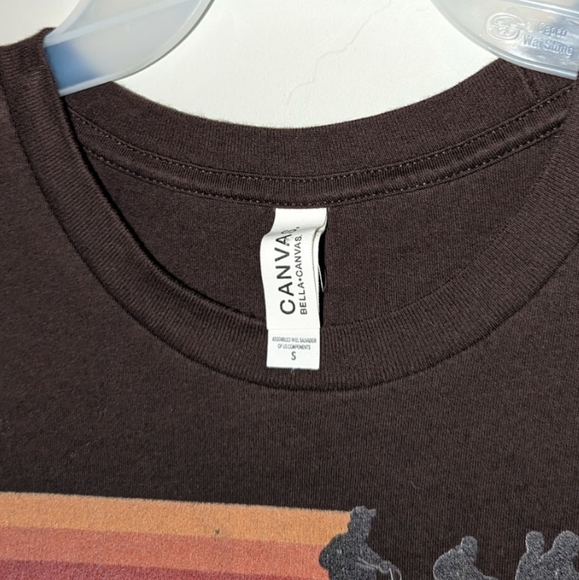 Hawkins Indiana Stranger Things Brown Tee - Picture 4 of 4